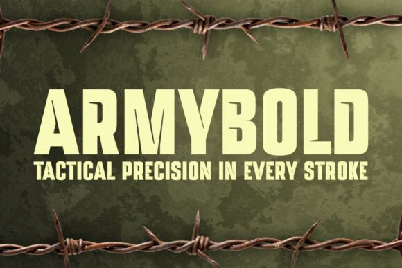 Armybold: Tactical Typography for High-Impact Design