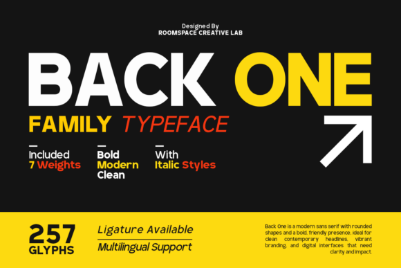 Backone: The Epitome of Modern Minimalism in Typography