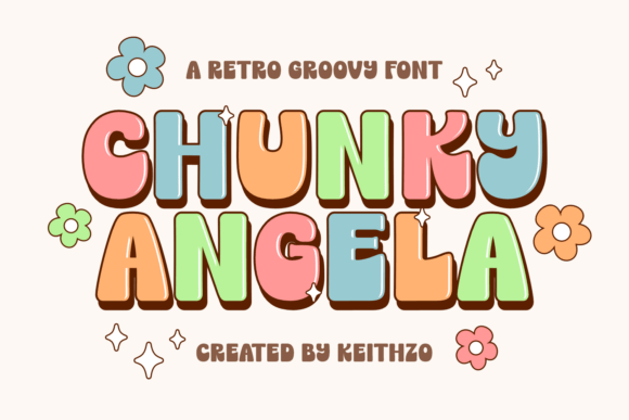 Chunky Angela: A Bold Font for Vibrant Design