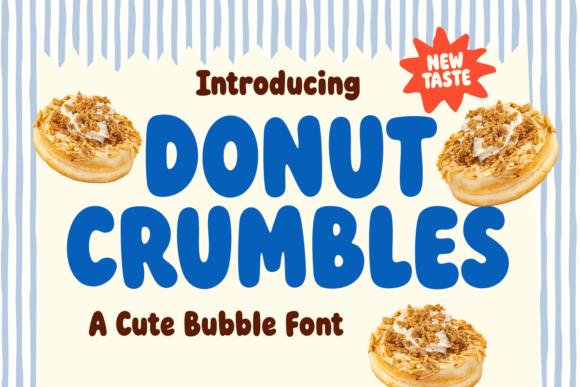 Donut Crumbles: Sweet Typography for Modern Design