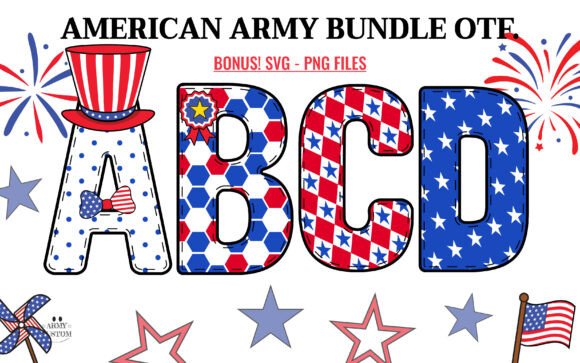 Elevate Patriotic Design with the American 4th of July Bundle