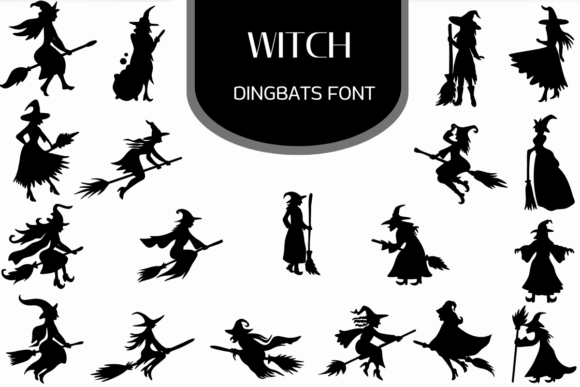 Enchant Your Designs with Witch Dingbats