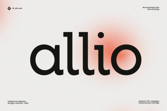 GC Allio: A Modern Typeface for Clear Communication
