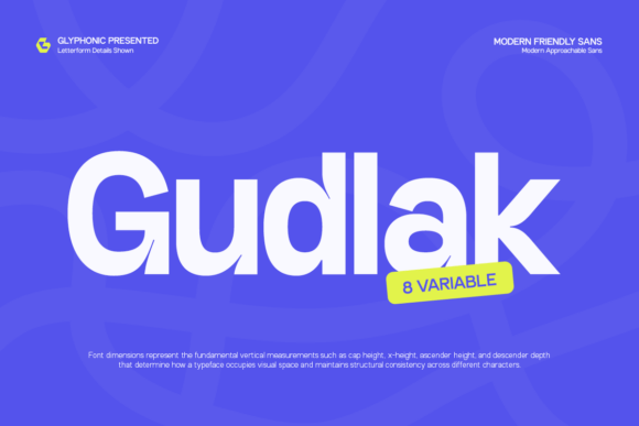 Meet Gudlak: The Friendly Tech Typeface