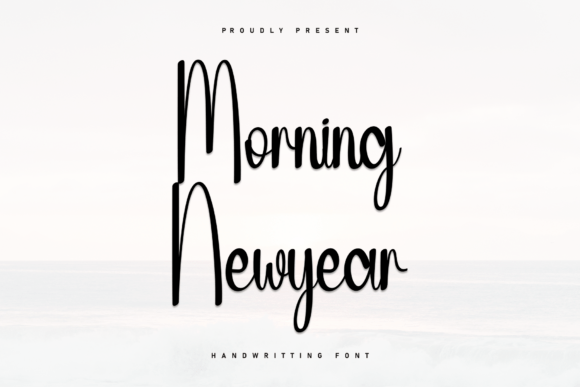 Morning Newyear: A Handwritten Font for Modern Design