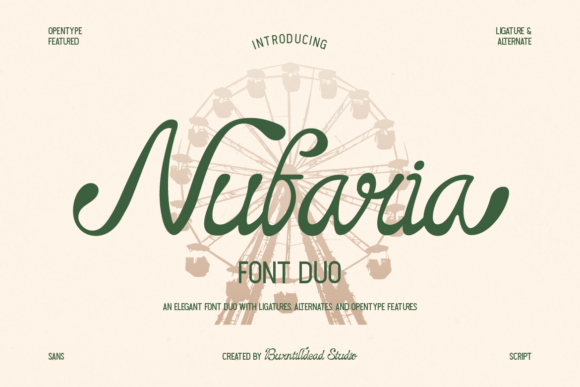 Nufaria: A Font Duo for Timeless Design