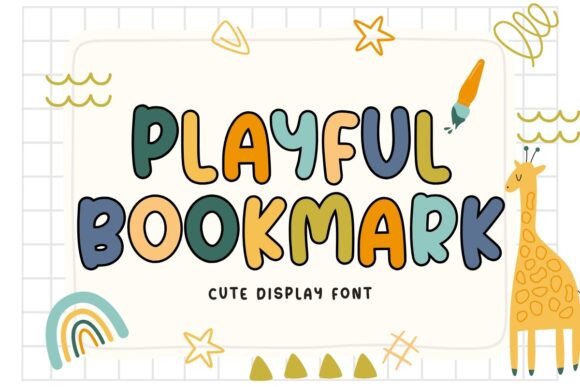 Playful Bookmark: A Font for Creative Impact