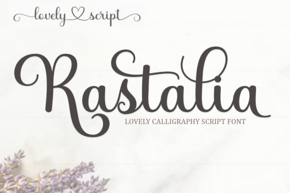 Rastalia: Elevating Designs with Elegant Script Typography