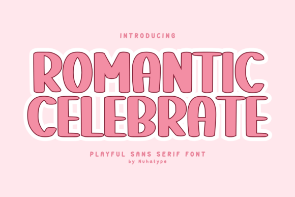 Romantic Celebrate: A Handcrafted Font for Authentic Design