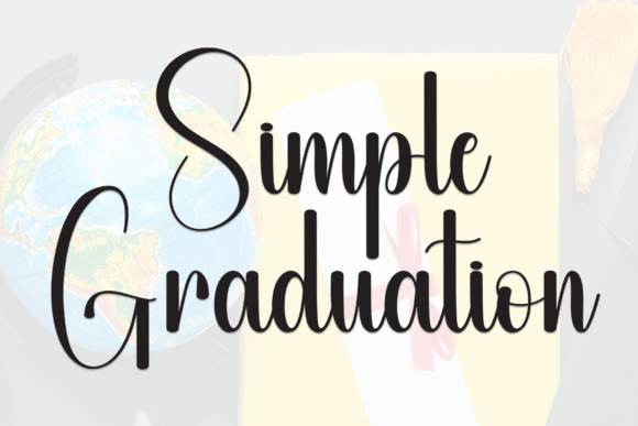 Simple Graduation: A Fresh Handwritten Font for Modern Design