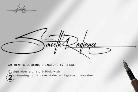Smooth Radiance: Elevating Design with Elegant Typography