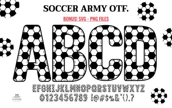 Soccer Army: Dynamic Typography for Bold Branding