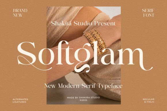 Softglam: Elevating Modern Design with Elegant Serif Typography