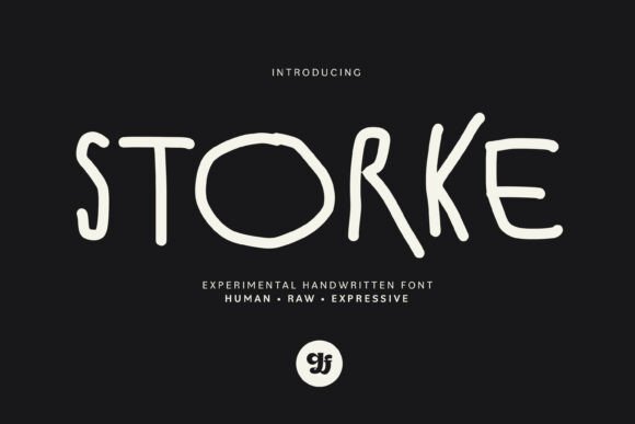Storke: The Experimental Font for Expressive Design