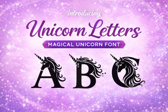 The Magic of Unicorn Letters in Modern Design